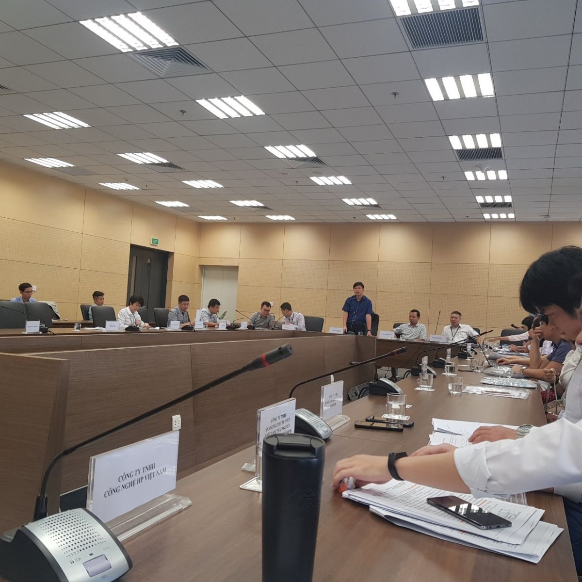 Phó Cục Trưởng Cục Viễn Thông - Ông Hoàng Minh Cường phát biểu trong hội thảo